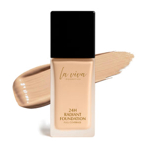Honey Beige - 24H Radiant Foundation - Full Coverage - Laviva Cosmetics