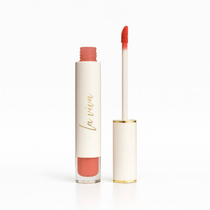 Peach Pop Power Pout - Liquid Lipstick - Laviva Cosmetics