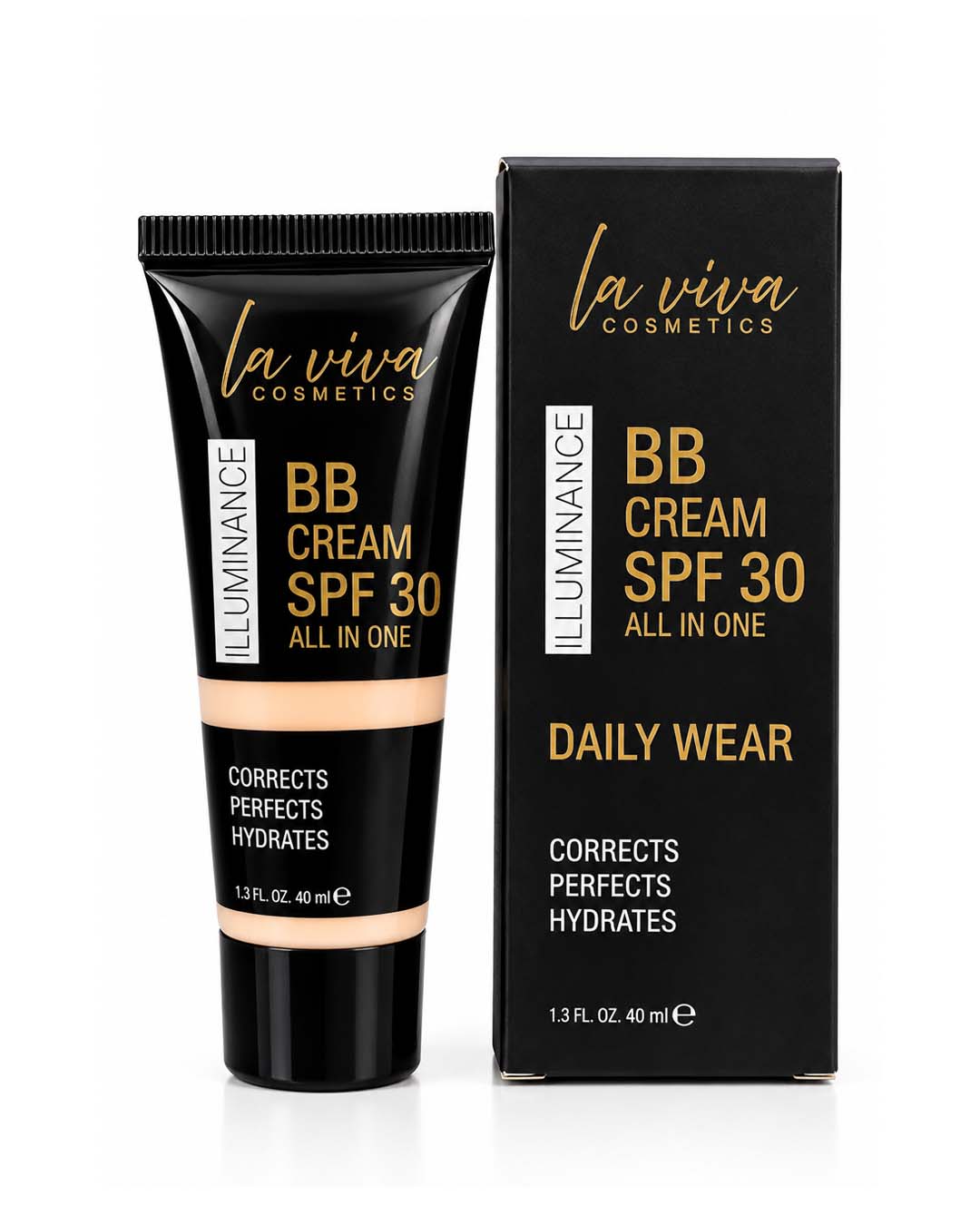 BB Cream – Porcelain Glow - 40ml - Laviva Cosmetics