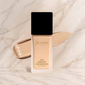Honey Beige - 24H Radiant Foundation - Full Coverage - Laviva Cosmetics