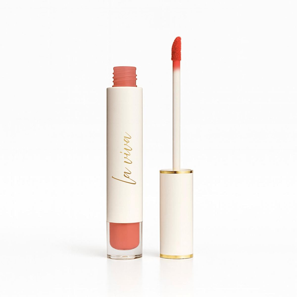 Peach Pop Power Pout - Liquid Lipstick - Laviva Cosmetics
