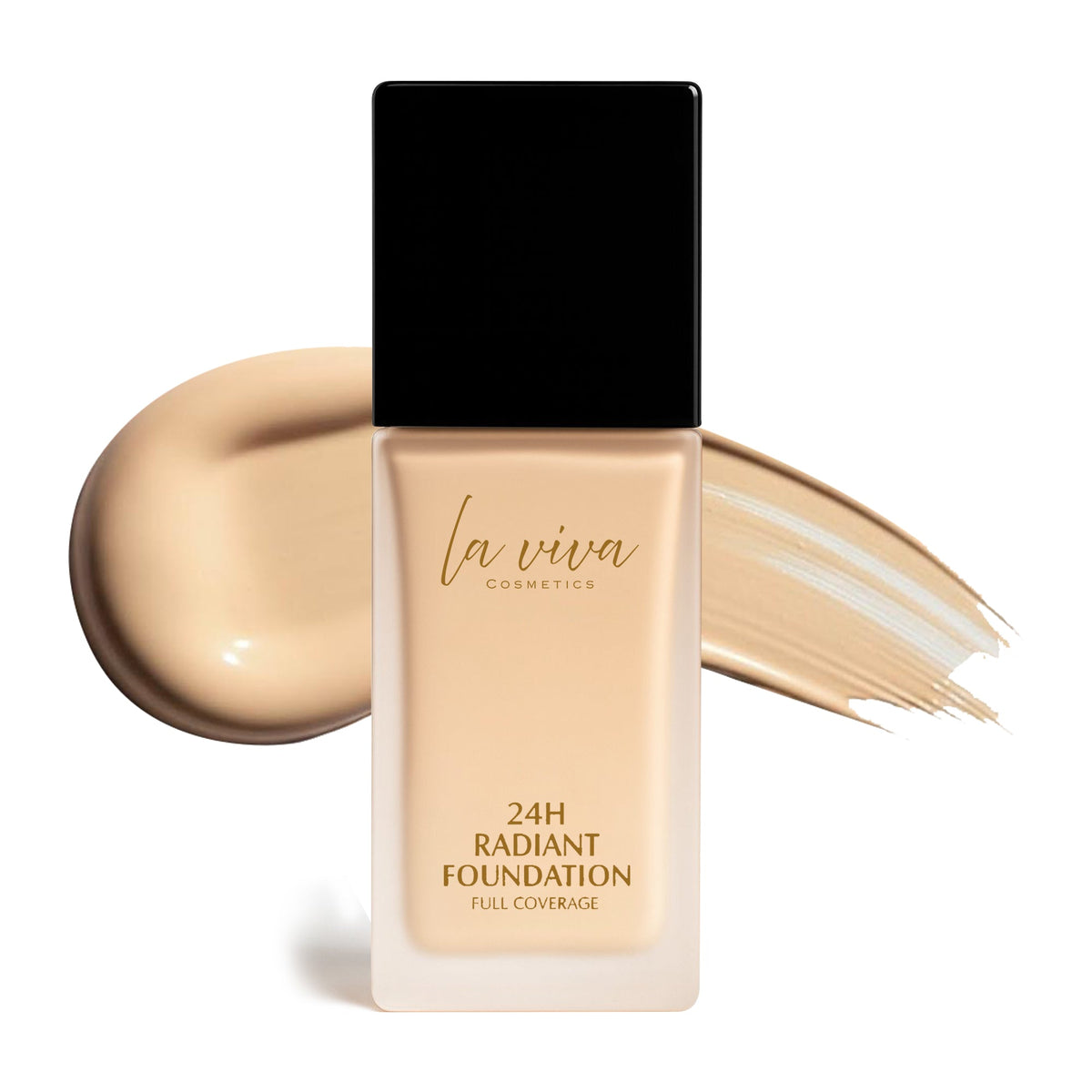 Vanilla Cream - 24H Radiant Foundation - Full Coverage - Laviva Cosmetics