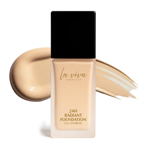 Vanilla Cream - 24H Radiant Foundation - Full Coverage - Laviva Cosmetics